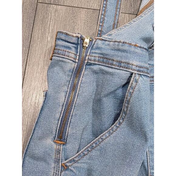 Levi’s Levi Strauss Y2K Baggy Preppy Jumpsuit Blue Jeans Overalls M A004101 - Picture 9 of 13